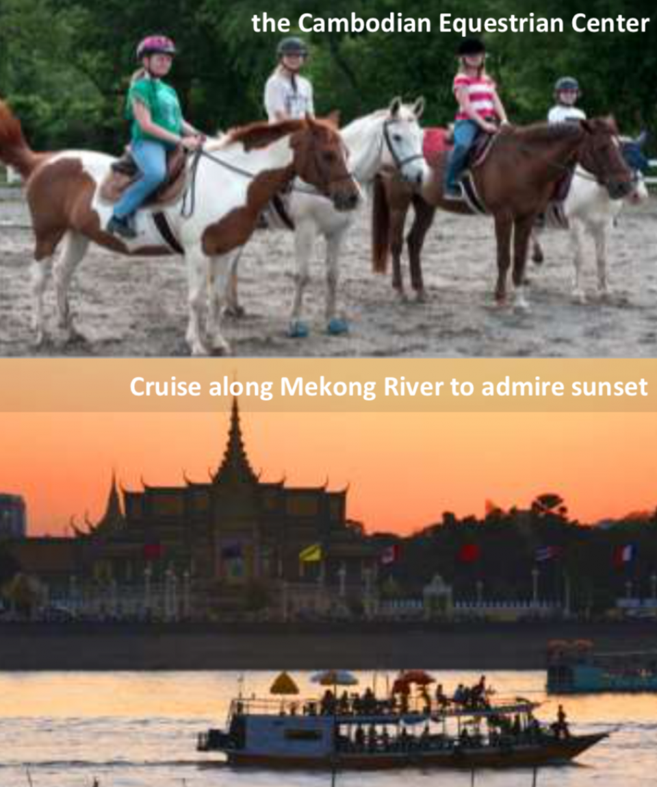 4 Days 3 Nights Phnom Penh, Mekong River Cruise, Choeng EK Killing Fields, S-21 Prison, Horse-Riding Lesson (FREE Cambodian Scarf & 1 hour Khmer Traditional Massage)