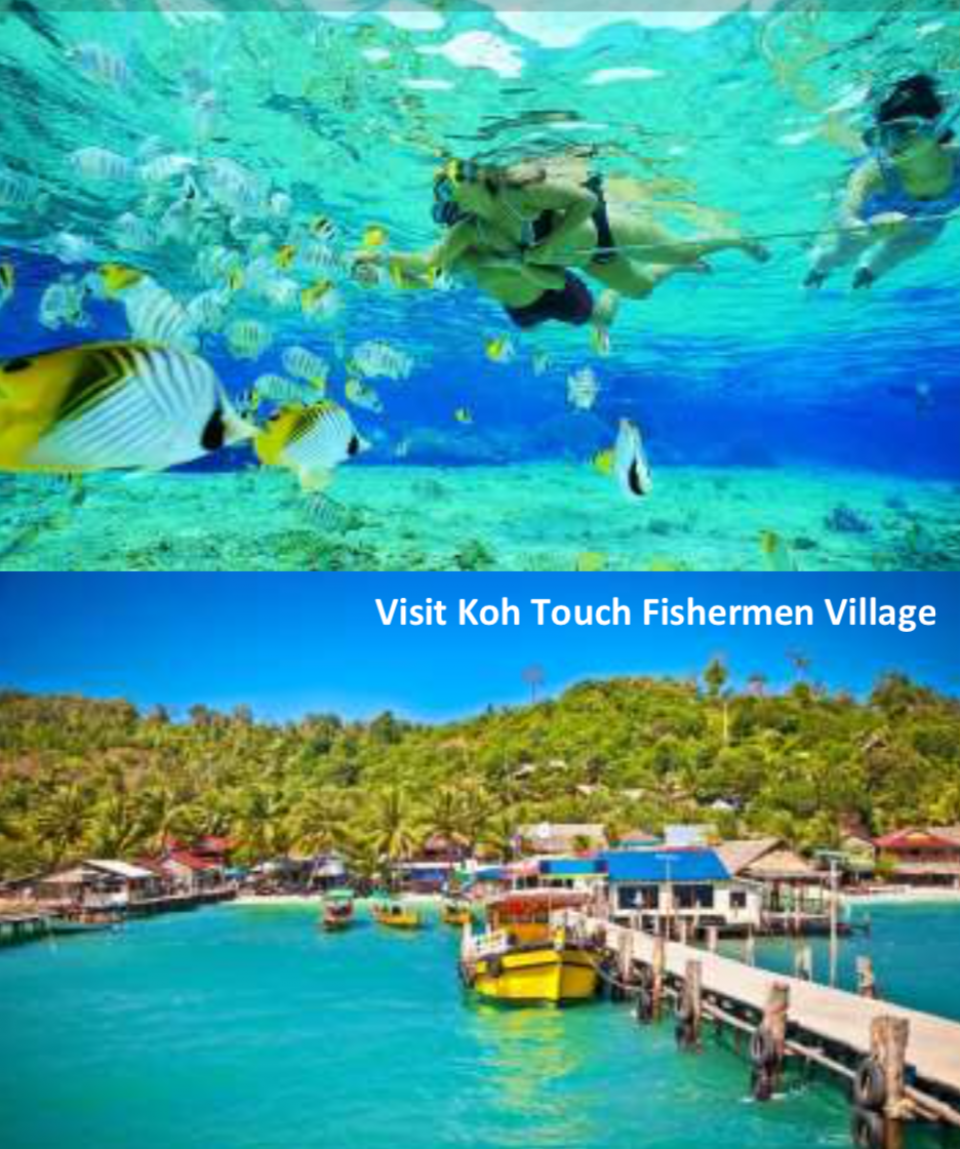 3 Days 2 Nights Sihanoukville, Gem-Islands, Catamaran Cruise (FREE Cambodian Scarf & 1 hour Khmer Traditional Massage)