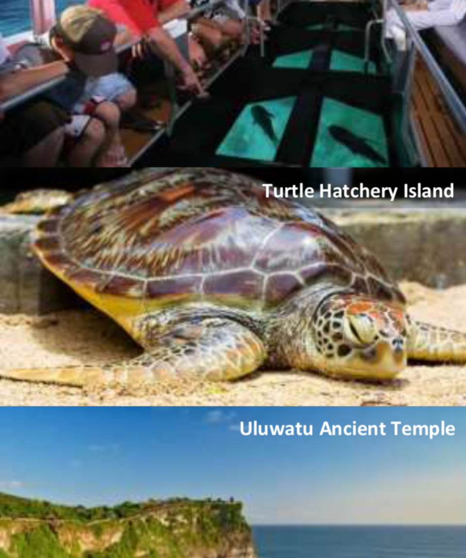 3 Days 2 Nights BALI, Uluwatu, Turtle Island, Water Blow